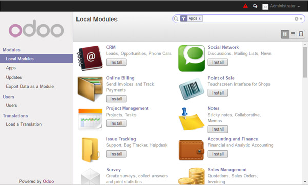 Odoo modules